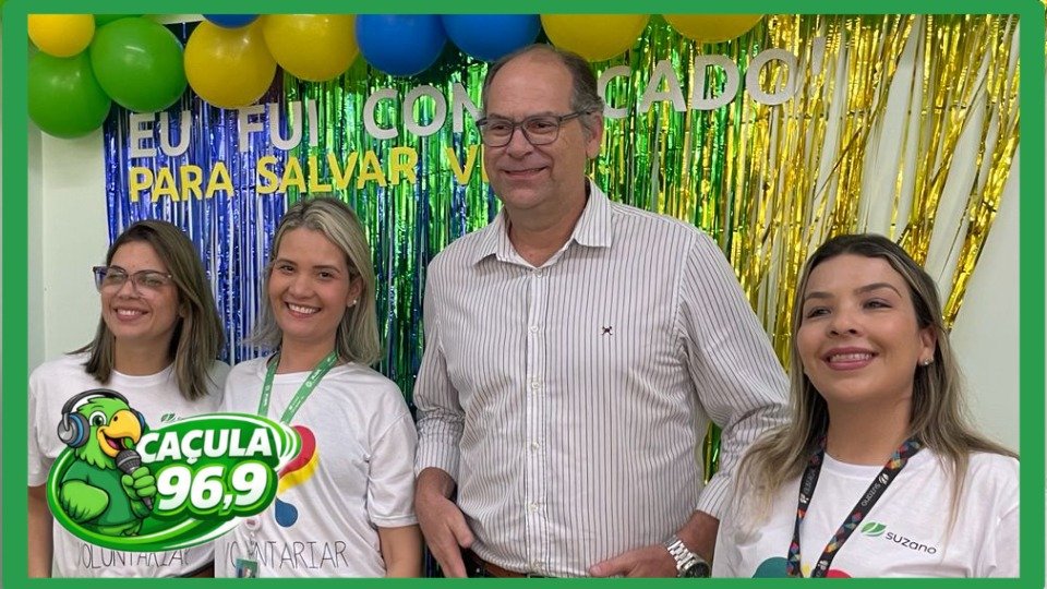 VÍDEO: Suzano promove doação voluntária de sangue no Hemosul em Três Lagoas