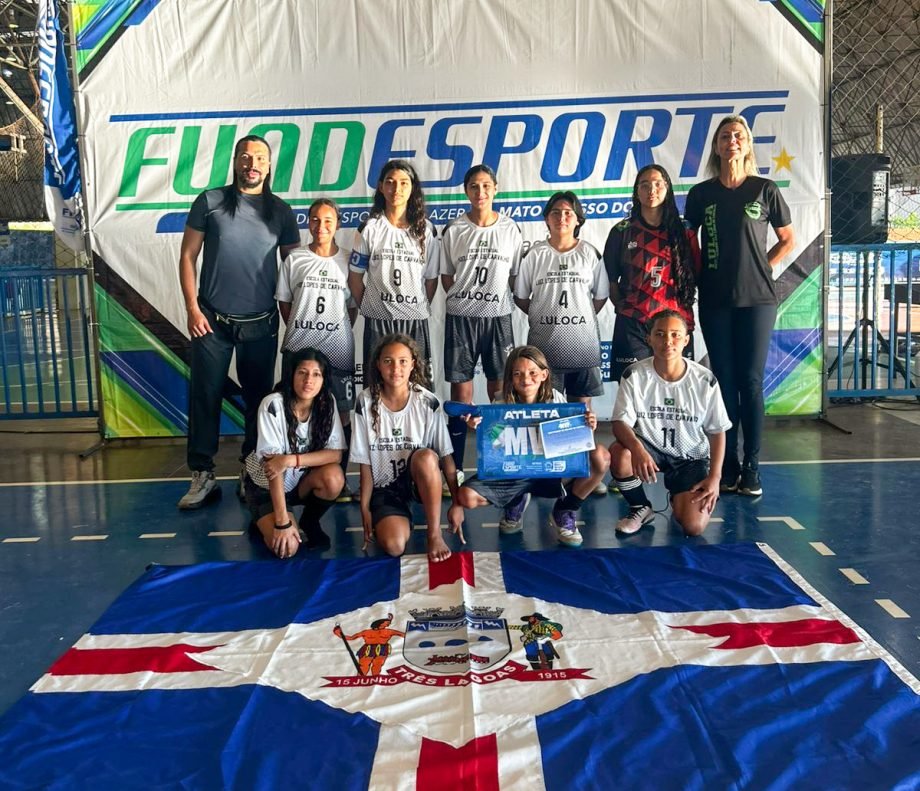 Time de Futsal da Luloca conquista 3º lugar nos Jogos Escolares da Juventude de MS