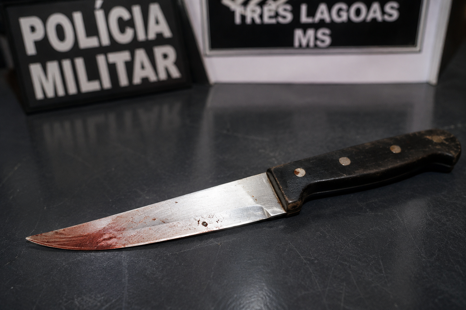 Jovem é ferido por faca no pescoço durante a ExpoTrês e socorrido em estado grave
