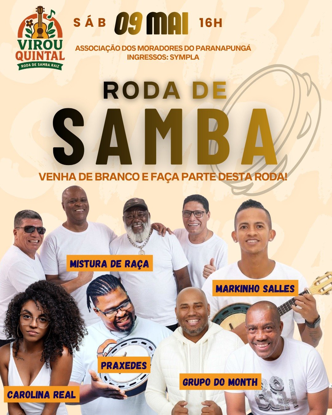 Três Lagoas celebra o samba raiz com a estreia do 'Virou Quintal', unindo cultura e solidariedade