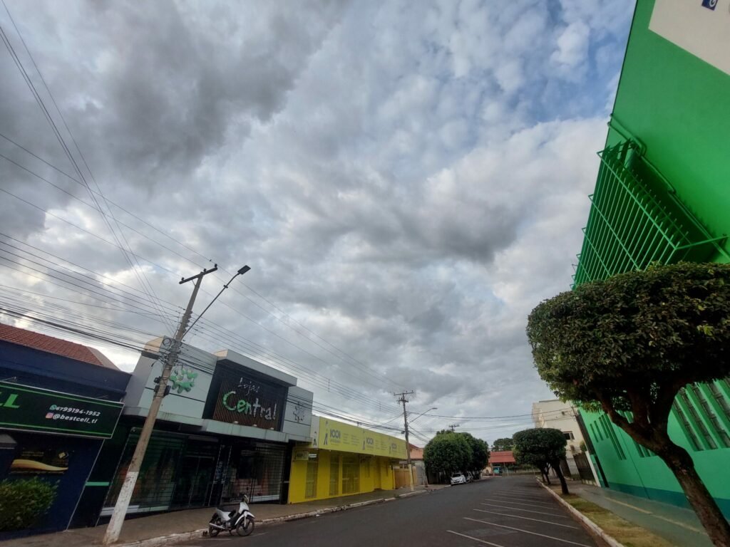 Semana em Três Lagoas terá início com chuvas e temperaturas sem grandes alterações