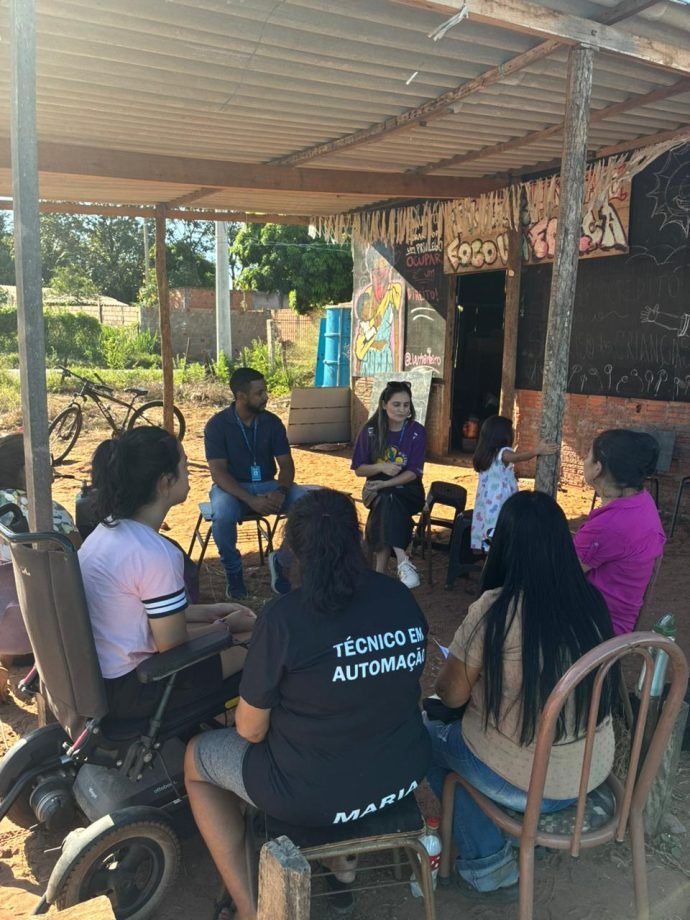 Servidores de CRAS de Três Lagoas participam de evento comunitário na Ocupação São João