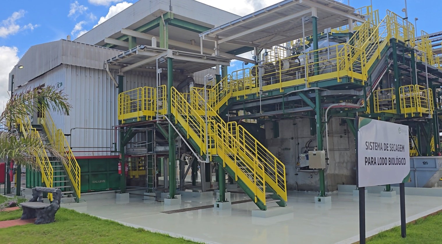 Eldorado Inova com Energia Sustentável Originada do Lodo em Três Lagoas