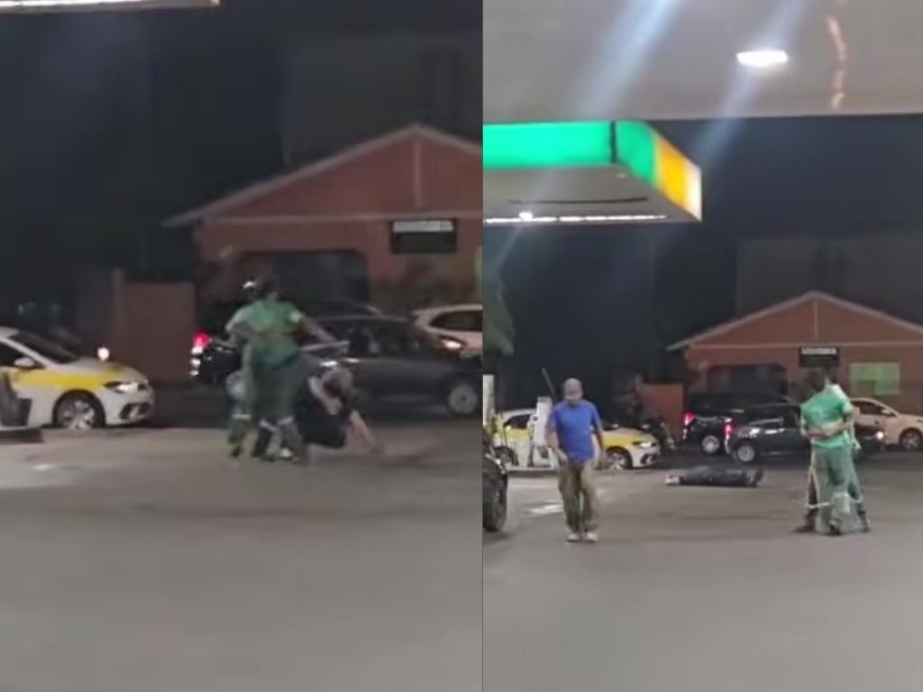 Discussão entre frentista e cliente acaba com indivíduo inconsciente em Três Lagoas