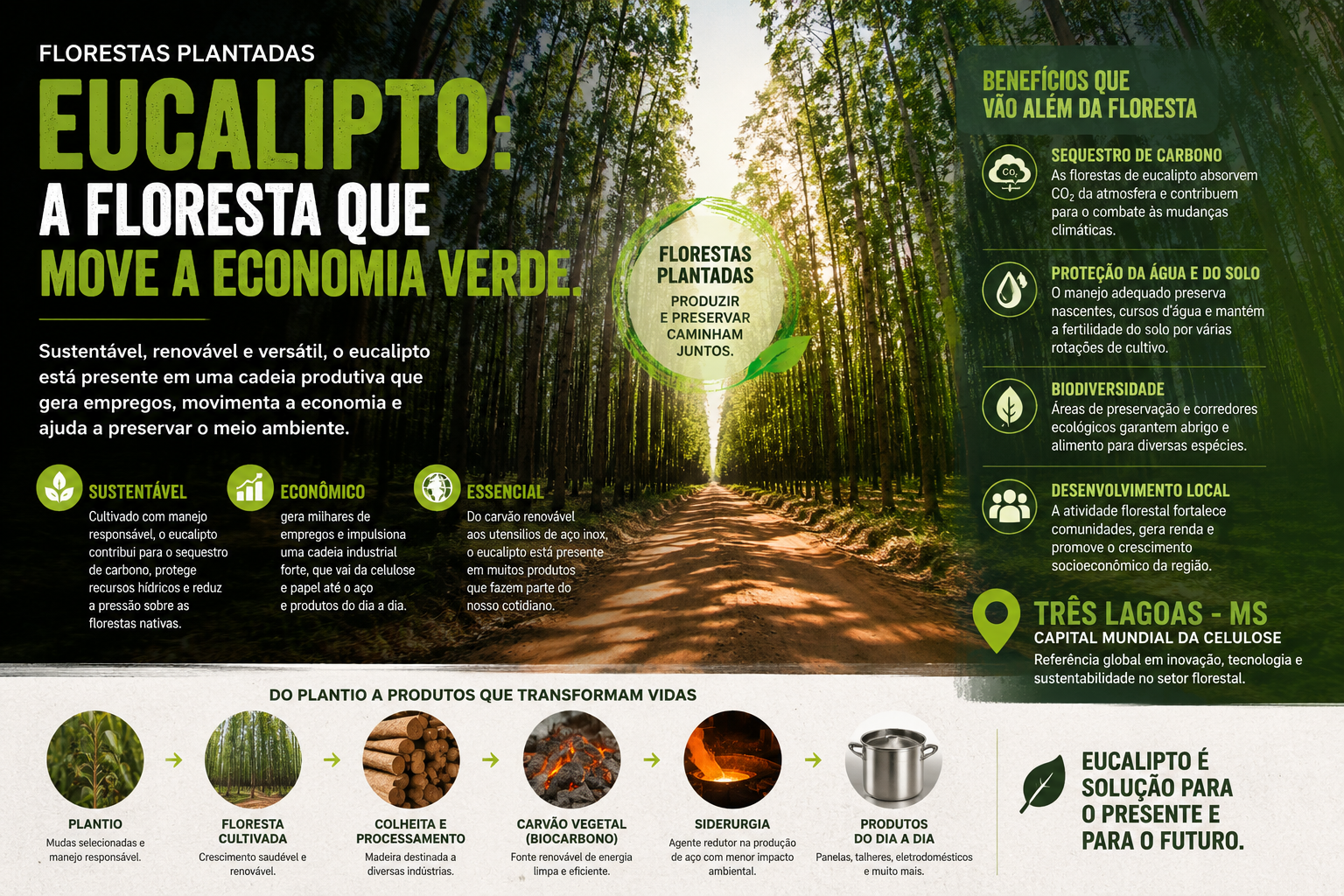 Eucalipto: a floresta que impulsiona a economia verde