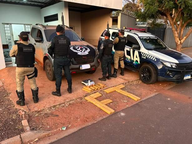 Polícia Militar descobre depósito de drogas e prende quatro suspeitos em Três Lagoas, MS