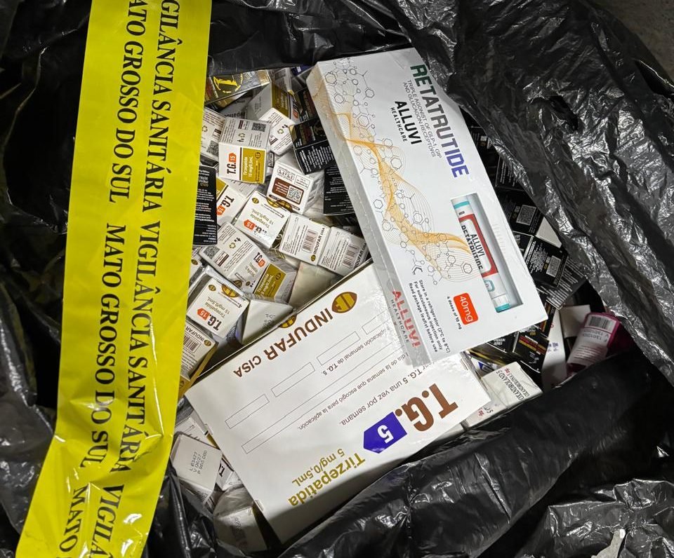 Apreensões de 'canetas' emagrecedoras e produtos irregulares em MS ultrapassam R$ 5 milhões