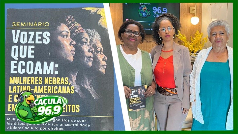 VÍDEO: Seminário "Vozes que Ecoam" será realizado nesta quarta-feira em Três Lagoas