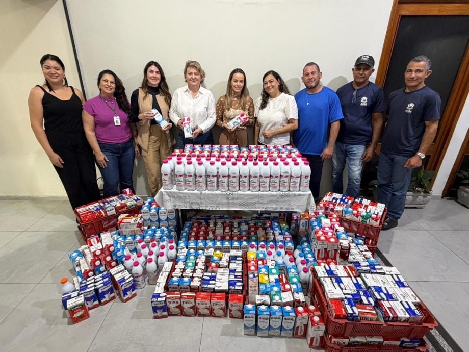 Apae de Três Lagoas recebe 600 litros de leite em nova ação de solidariedade